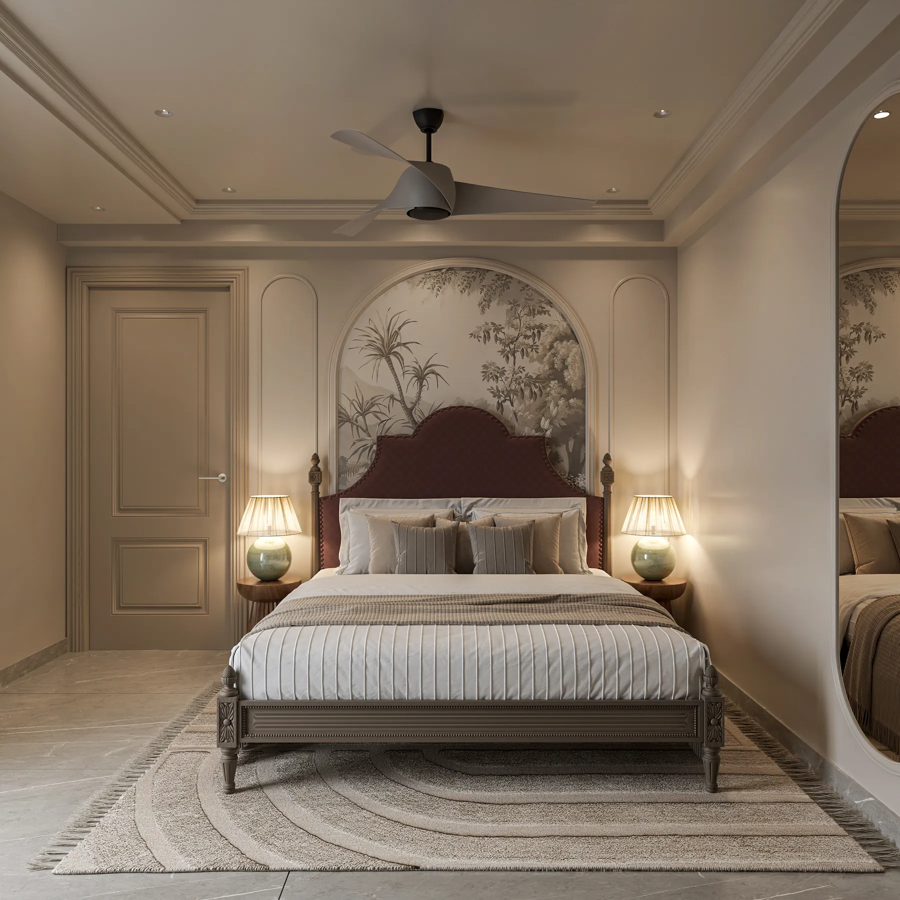 Aerovista 2 BHK master bedroom, Jaipur