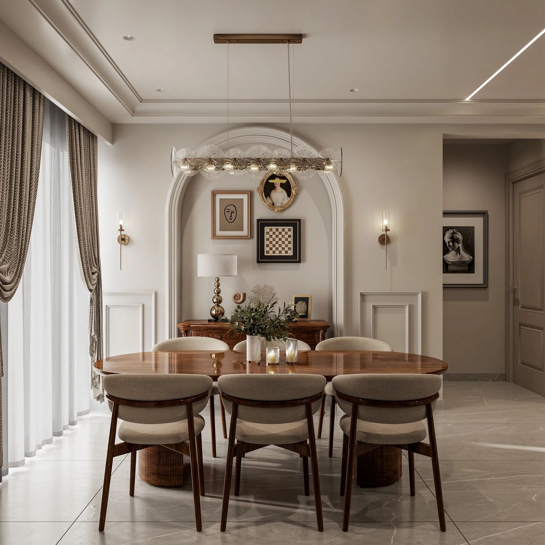 Aerovista 2 BHK dining area, Jaipur